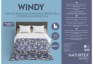 NATURTEX Microfiber Windy mintás őszi paplan, 140x200cm, 800g