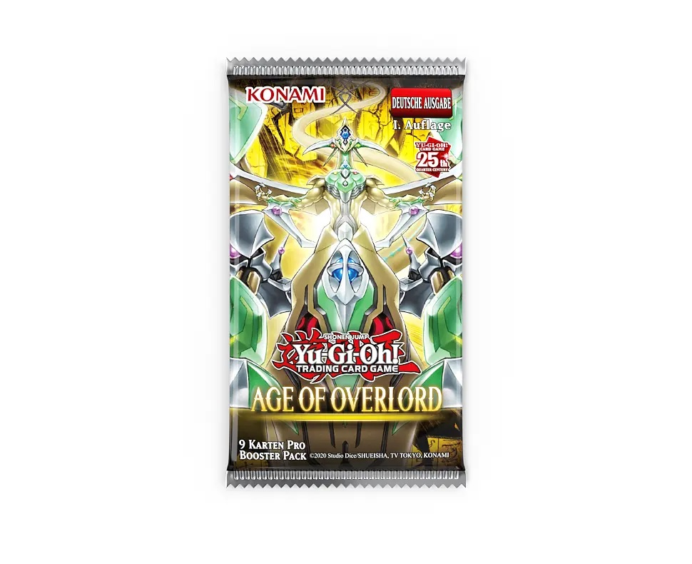 KONAMI Sammelkarten YGO DIGITAL Booster ENTERTAINM. Age Overlord of