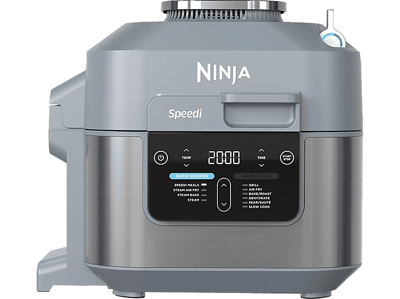 Robot de cocina  Ninja Speedi, 1760 W, 5.7 l, 10 funciones, Función  AirFry, Gris