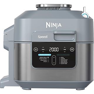 Robot de cocina - Ninja Speedi, 1760 W, 5.7 l, 10 funciones, Función AirFry, Gris