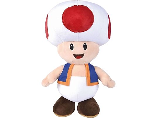 SIMBA TOYS Super Mario: Toad - Pupazzo di peluche (Multicolore)