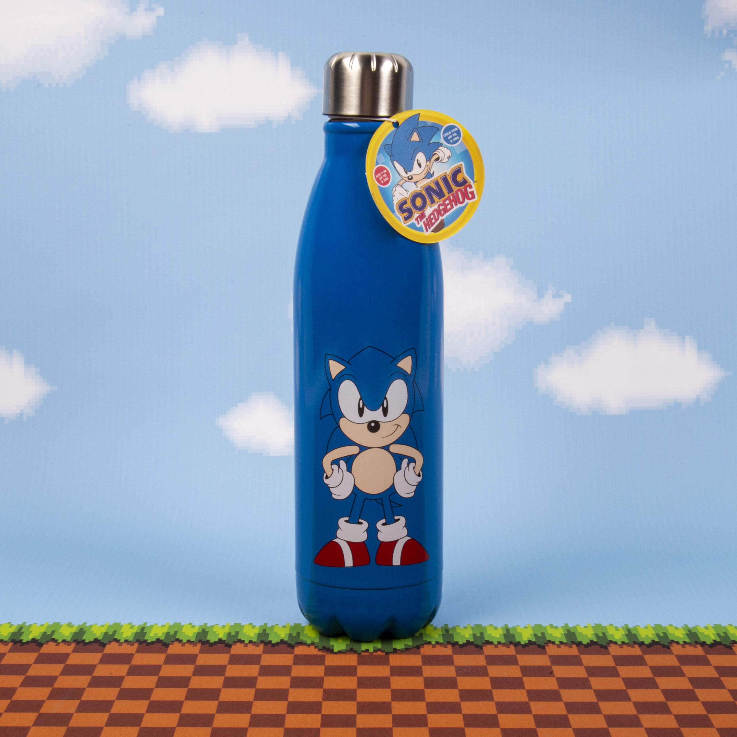 FIZZ CREATIONS Sonic the Hedgehog [Sonic il riccio] - Borraccia (Blu)