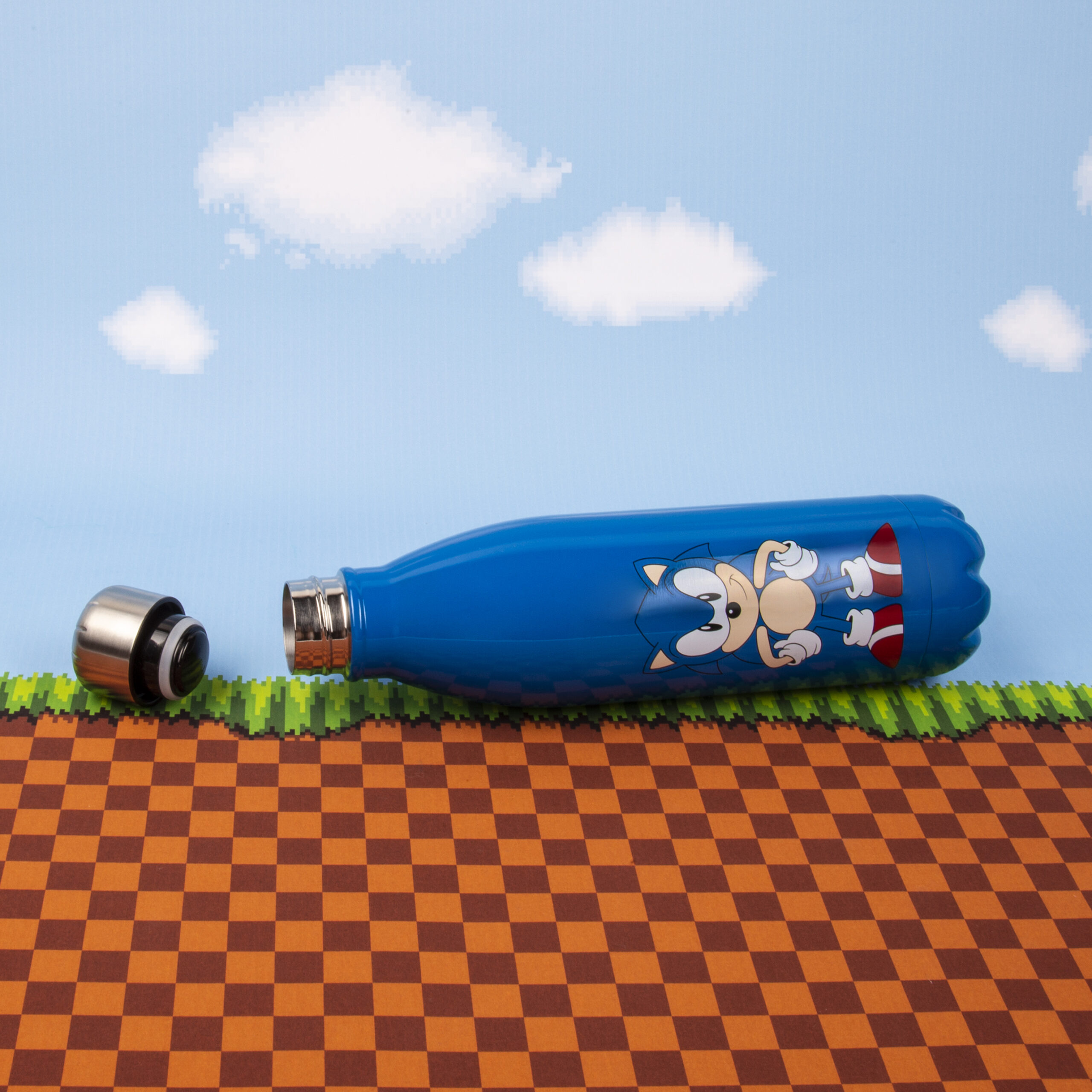FIZZ CREATIONS Sonic the Hedgehog [Sonic il riccio] - Borraccia (Blu)