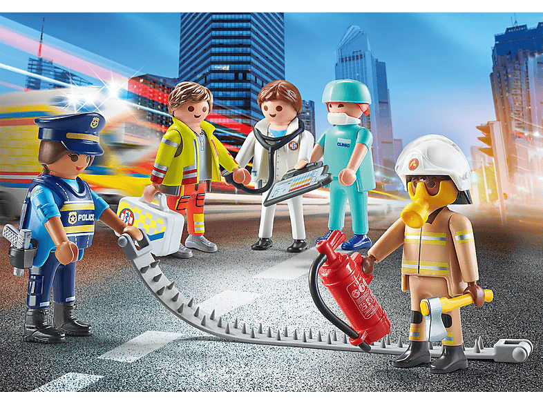 Thumbnail - PLAYMOBIL 71400 - My Figures: Rescue Spielset, Mehrfarbig