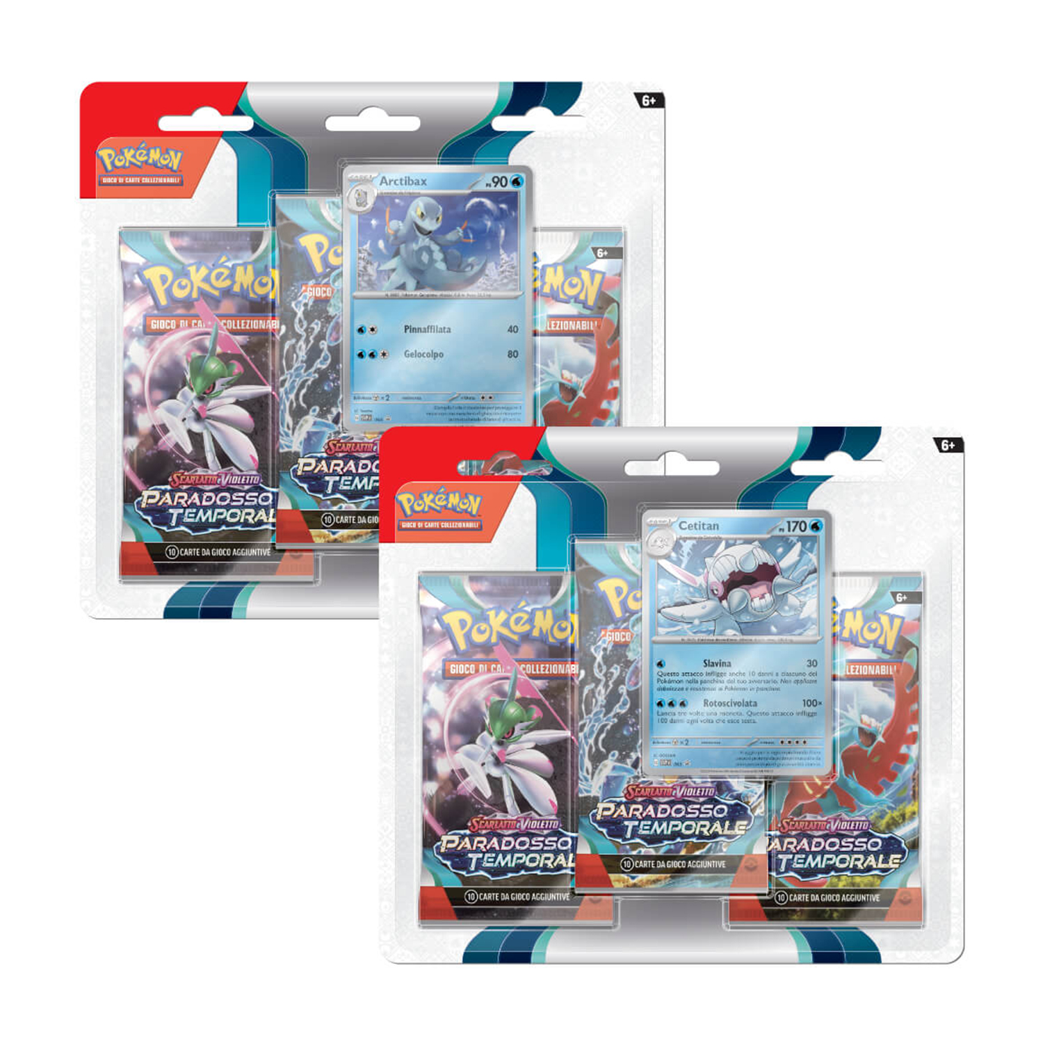 Carte DA Gioco Pokemon 3 Pack Paradosso T