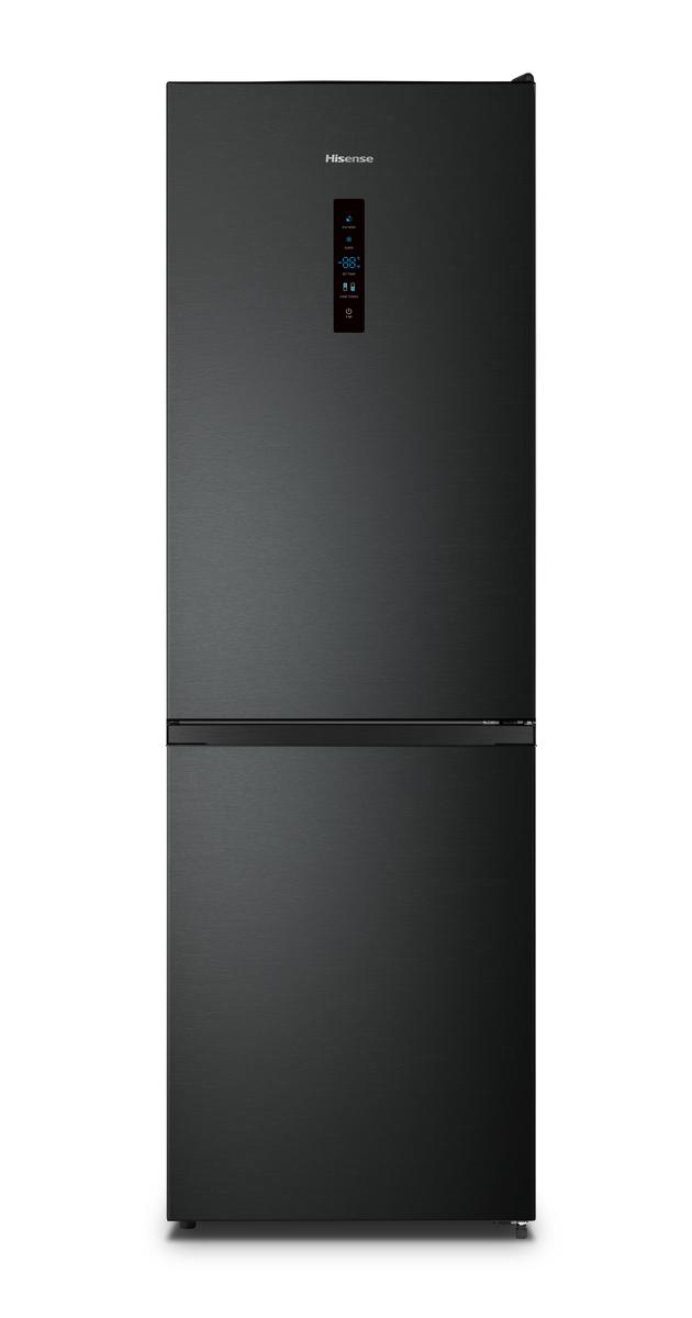 HISENSE RB 390 N 4 BFC Kühlgefrierkombination (C, 304 l, 1860 mm hoch, Schwarz)