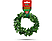 FAMILY CHRISTMAS Karácsonyi dekoráció, zöld girland, 2,5 m (58559C)