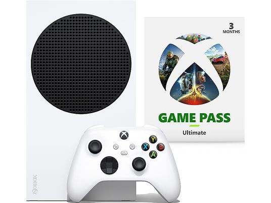 Xbox Series S 512 GB - Starter-Paket - Spielekonsole - Weiss/Schwarz