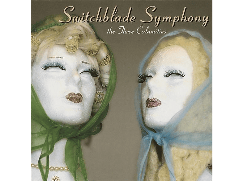 Switchblade Symphony - The Vinyl - Calamities Green/Blue Split (Vinyl) - Three