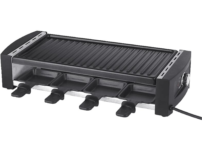 NOUVEL 404555 - Raclette-Grill (Schwarz/Silber)