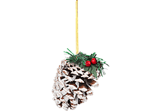 FAMILY CHRISTMAS Karácsonyi dekoráció, toboz, 12 cm, 2 db / csomag (58571)
