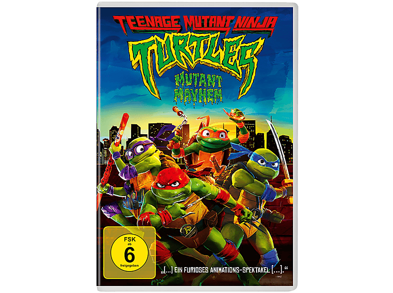 Mutant Mayhem Ninja Mutant DVD Teenage Turtles: