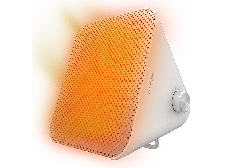 Calefactor - Cecotec ReadyWarm 1500 Max Ceramic Design White, W, 3 modos, 15 m², Termostato regulable, Ligero, White