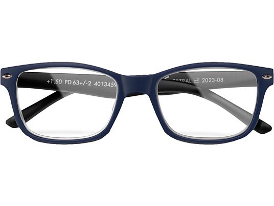 HAMA 96239 +2,5 dpt - Lunettes de lecture (Bleu foncé/noir mat)