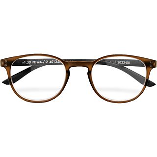 HAMA 96235 +2.5 dpt - Lesebrille (Braun/Schwarz Matt)