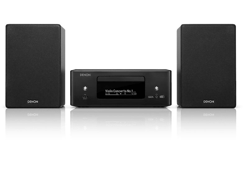 Denon CEOL N12DAB Design-Komplettsystem, Black; Kompakt Anlage