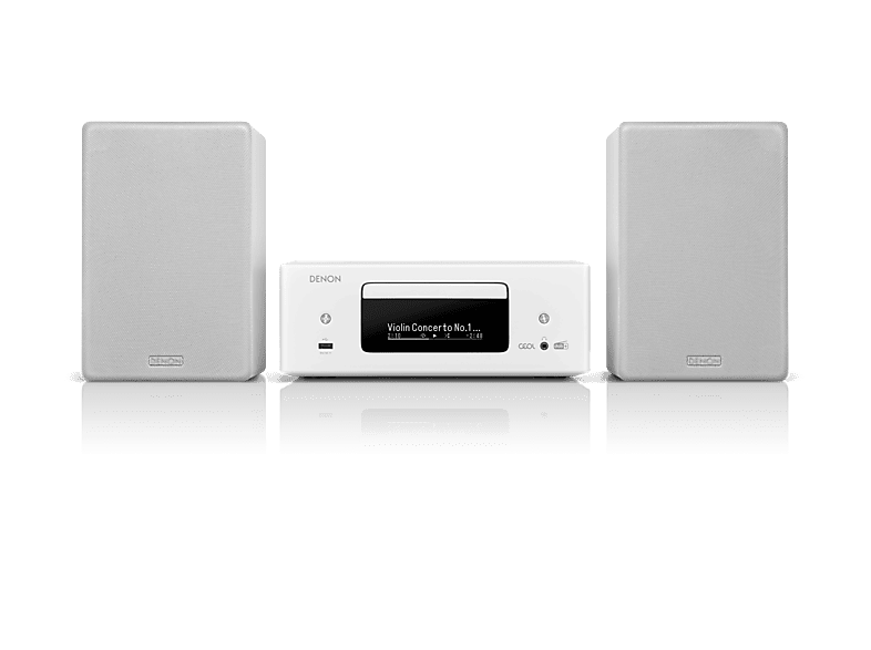 Denon CEOL N12DAB Design-Komplettsystem, White; Kompakt Anlage