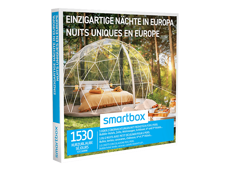 SMARTBOX Einzigartige Nächte in Europa - Geschenkbox