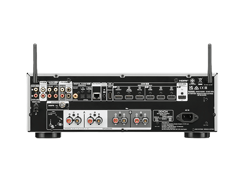 Denon DRA-900H 2.2-Kanal 8K-AV-Receiver mit HEOS Built-in, Premium Silver; Stereo Receiver — Foto 2 von 2