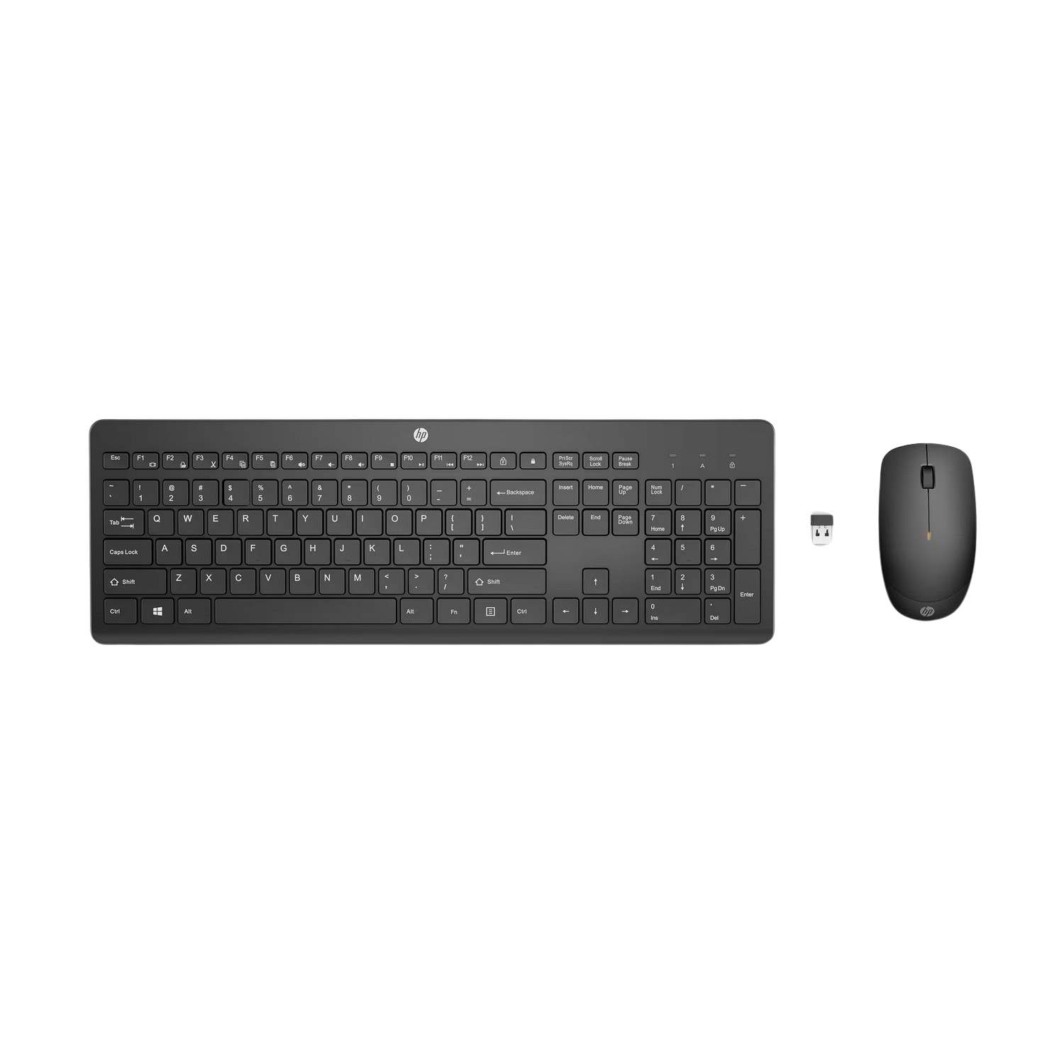 HP Clavier sans fil + Souris sans fil 235 QWERTY Noir (1Y4D0AA#ABB)