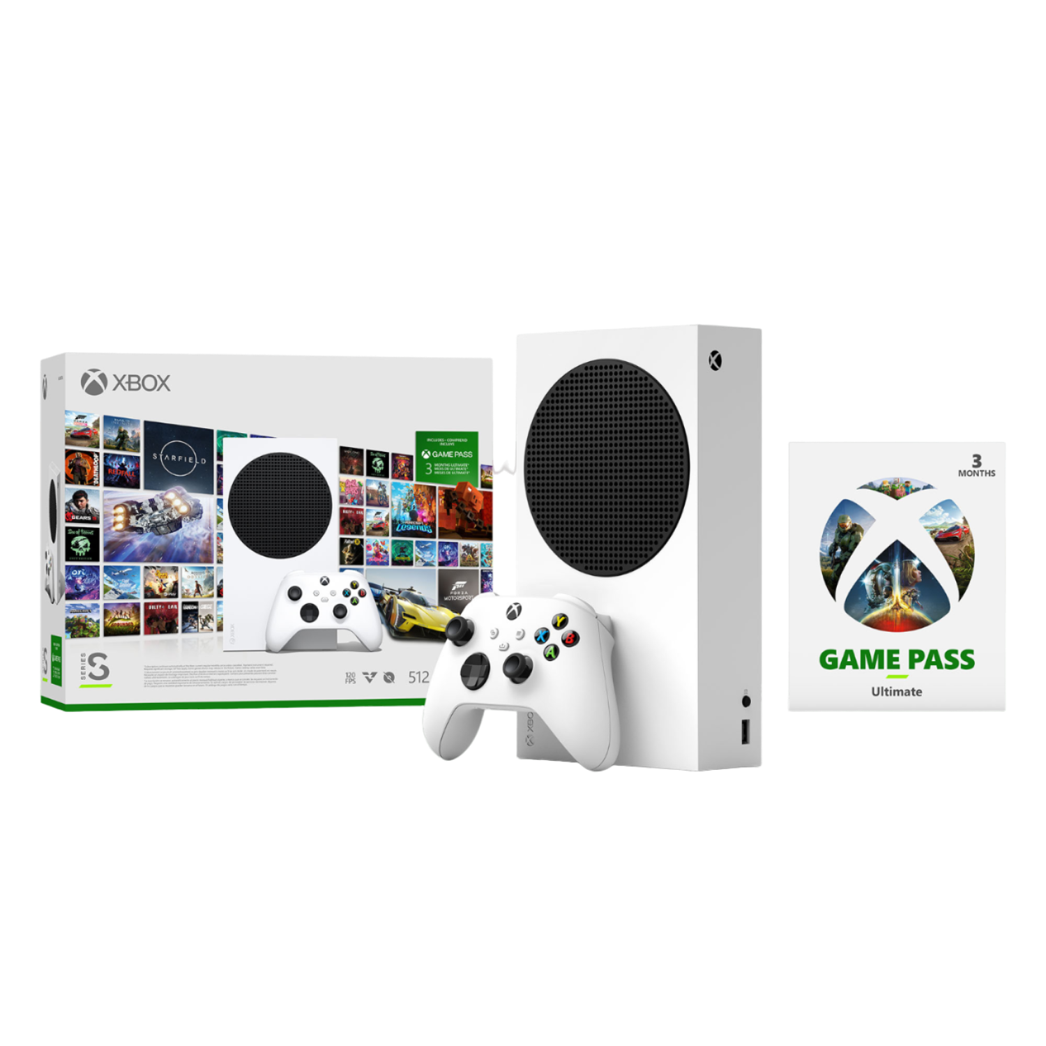 Microsoft Xbox Series S 512 Gb + 3 Maanden Game Pass Ultimate