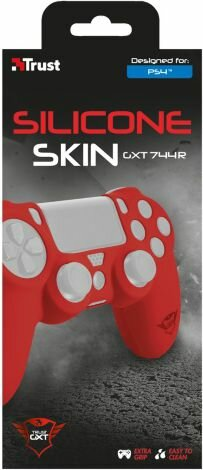Nakładka TRUST 21214 GXT 744R Rubber Skin - Czerwony