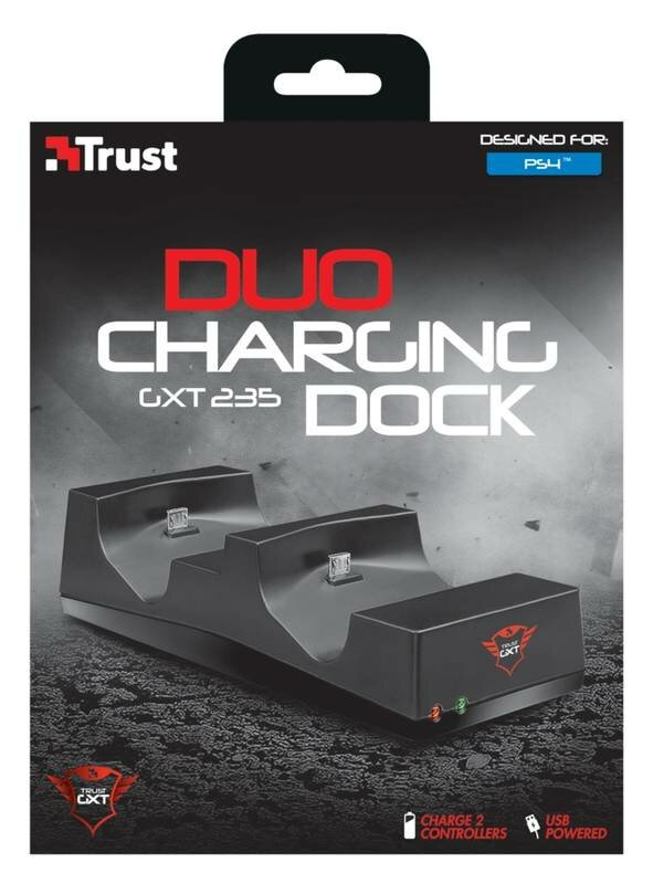 Stacja ładująca TRUST GXT 235 Duo Charging Dock do PS4
