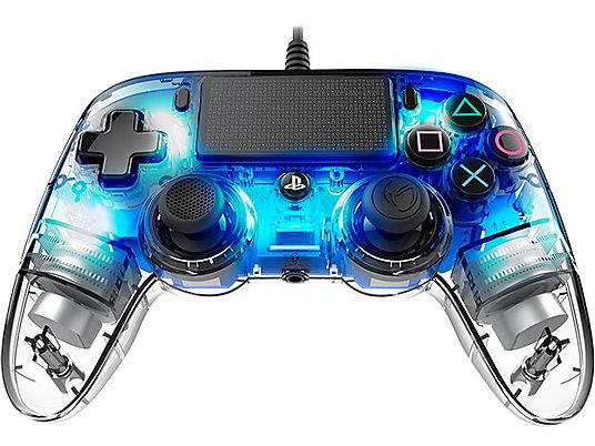 Kontroler BIG BEN Nacon Compact Controller Przezroczysty Niebieski do PS4