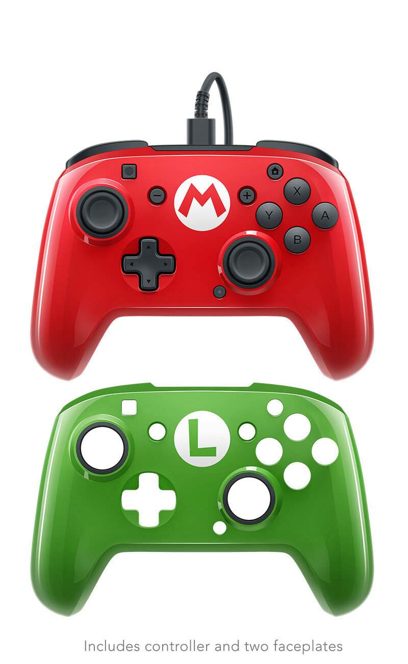 Kontroler PDP 500-069-EU-SMOO Faceoff Deluxe Mario Pro