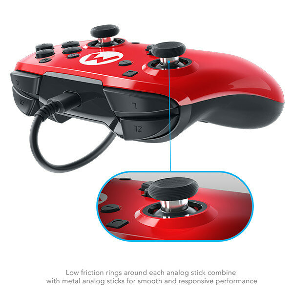 Kontroler PDP 500-069-EU-SMOO Faceoff Deluxe Mario Pro