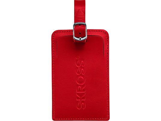 SKROSS Luggage Tag - Étiquettes pour bagages (Rouge)