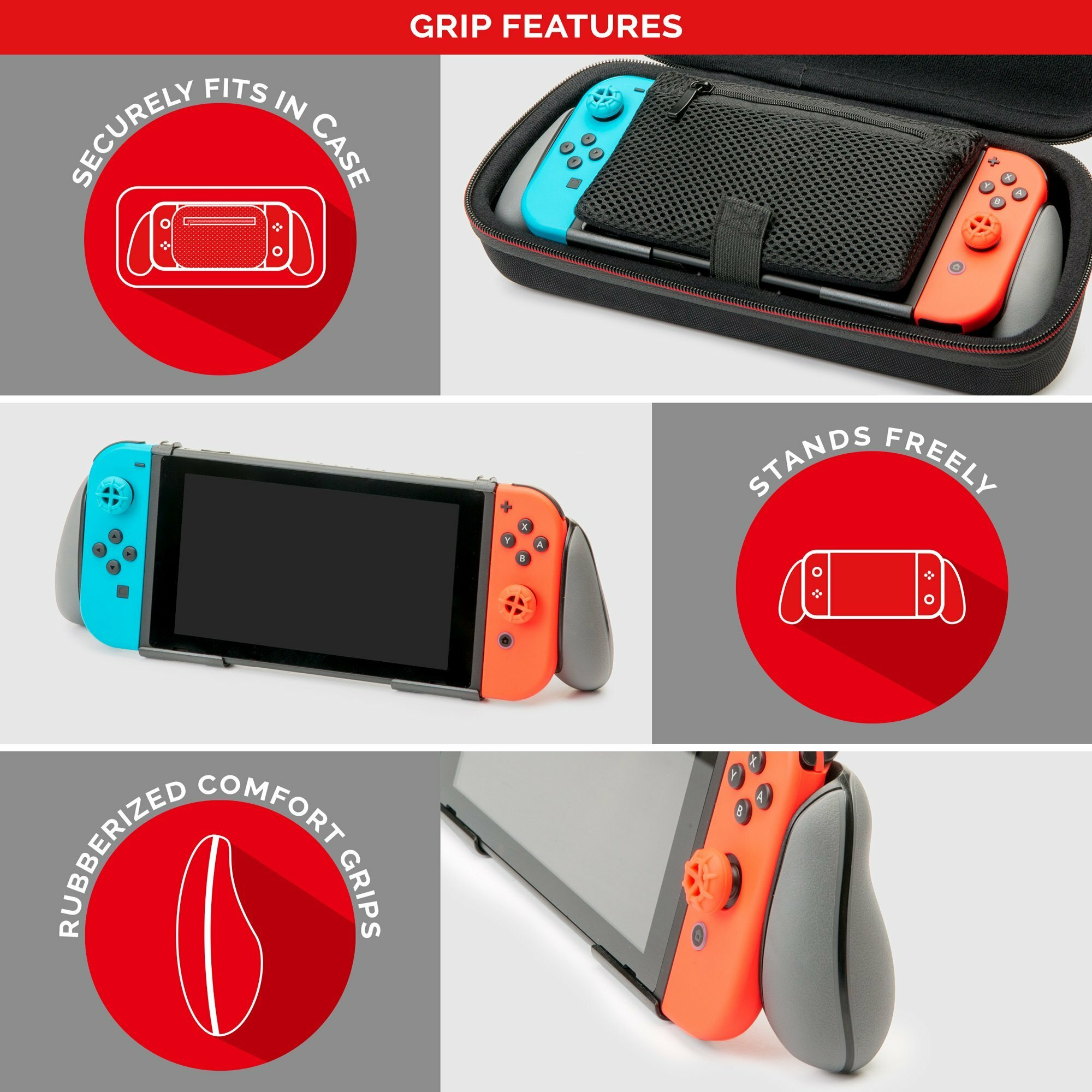 Uchwyt BIGBEN Switch Grip GoPlay do Nintendo Switch