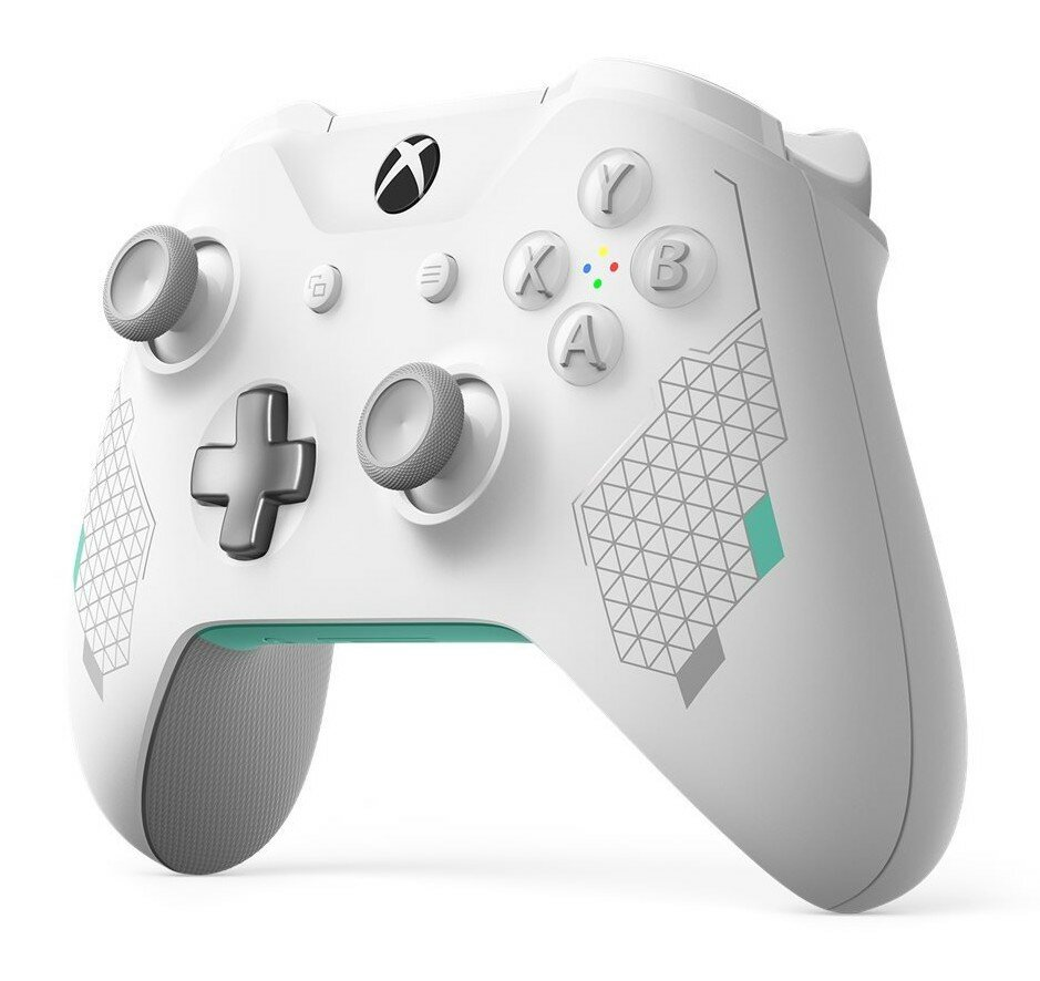 Kontroler bezprzewodowy MICROSOFT do PC/Xbox One Sport White WL3-00083