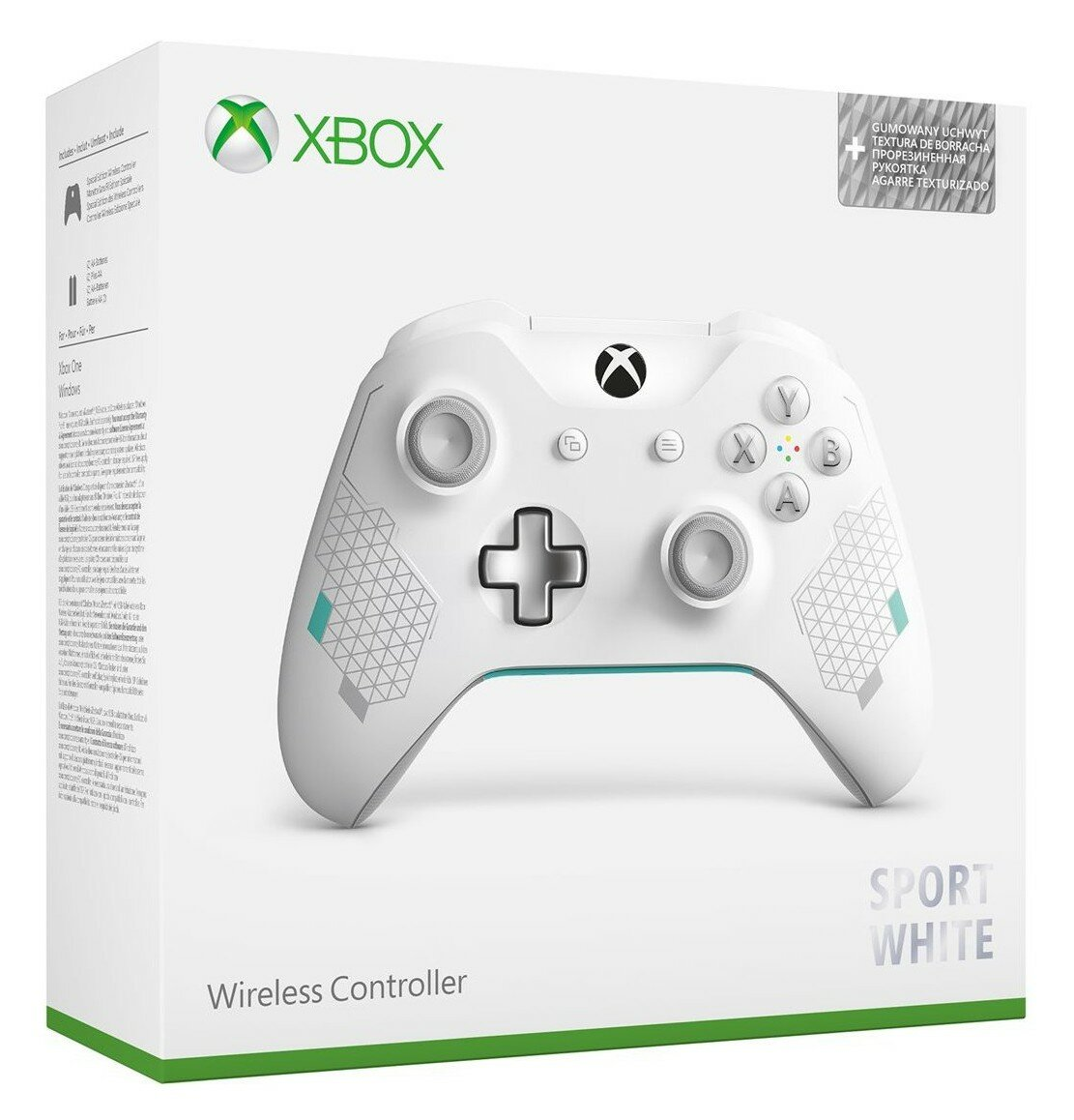 Kontroler bezprzewodowy MICROSOFT do PC/Xbox One Sport White WL3-00083
