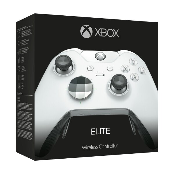 Kontroler bezprzewodowy MICROSOFT HM3-00012 Elite Biały do Xbox One