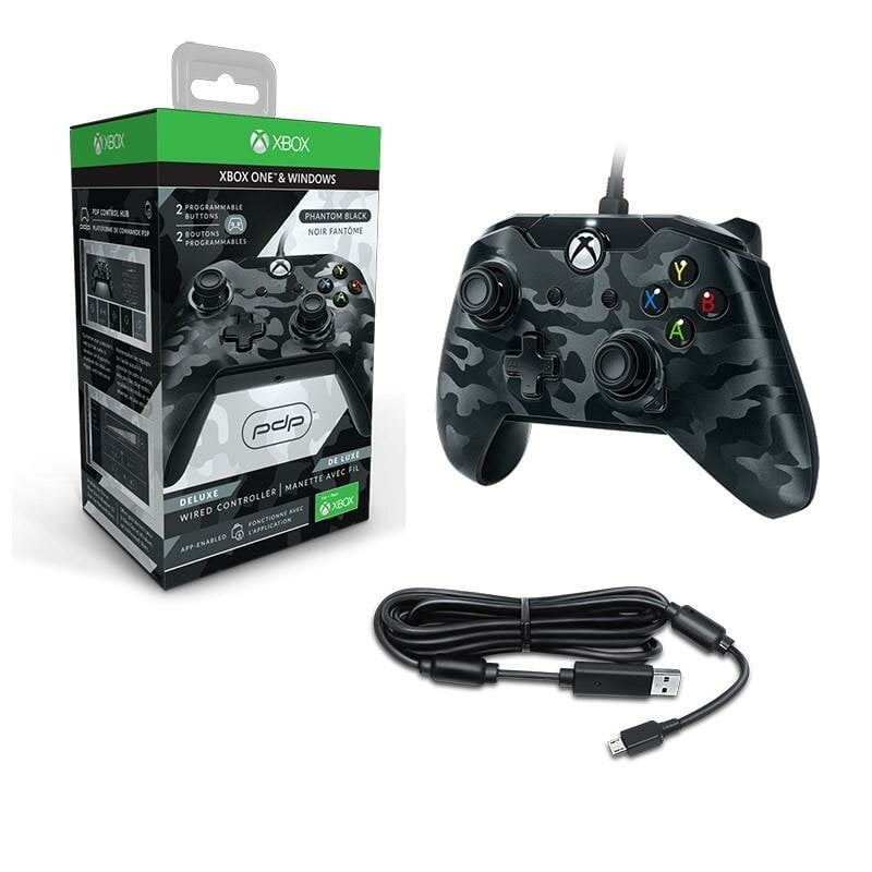 Kontroler PDP Deluxe Camo Black do Xbox One