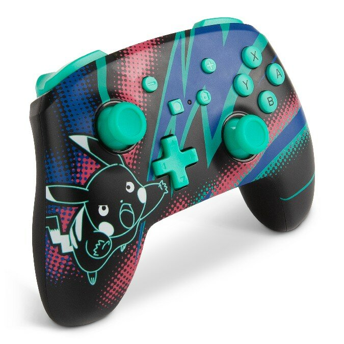 Kontroler bezprzewodowy POWERA Enhanced Wireless Controller Pikachu Neon do Nintendo Switch