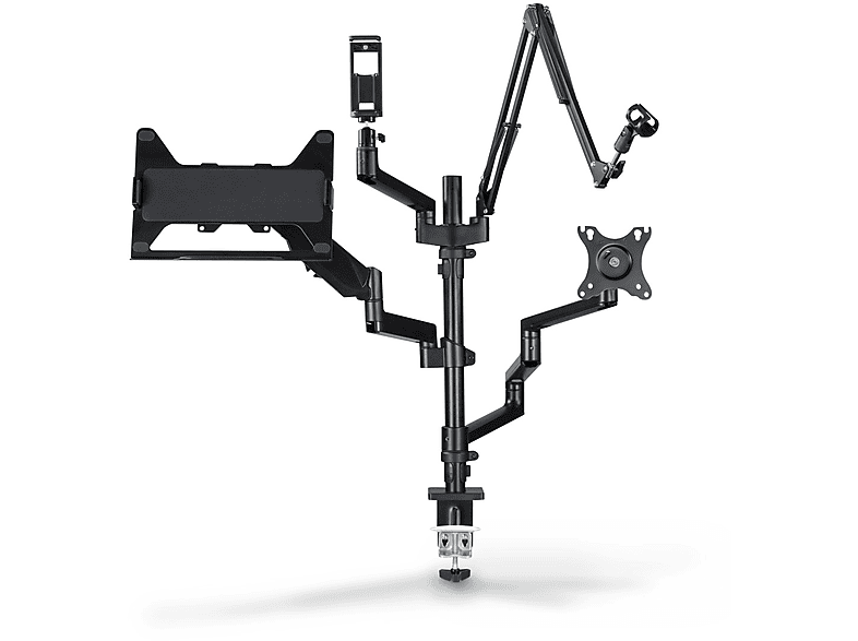 HAMA Streaming monitor tartó, 4 karos, 13-32" fekete (4663)