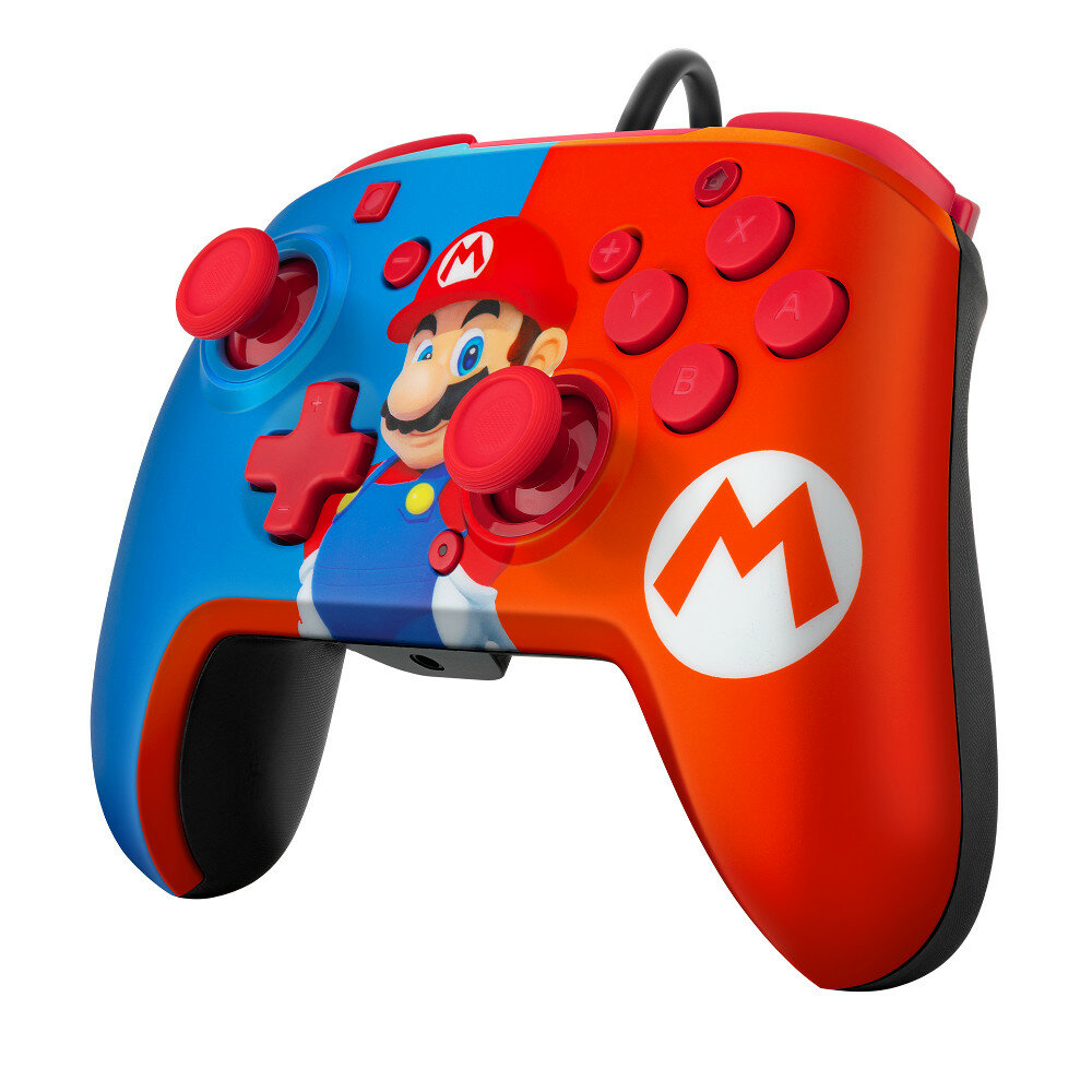 Kontroler PDP Faceoff Deluxe+ Audio Wired Controller Super Mario do Nintendo Switch