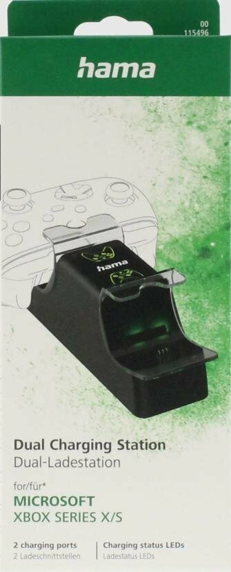 Stacja ładująca HAMA 115496 Dual Charging Station do Xbox Series