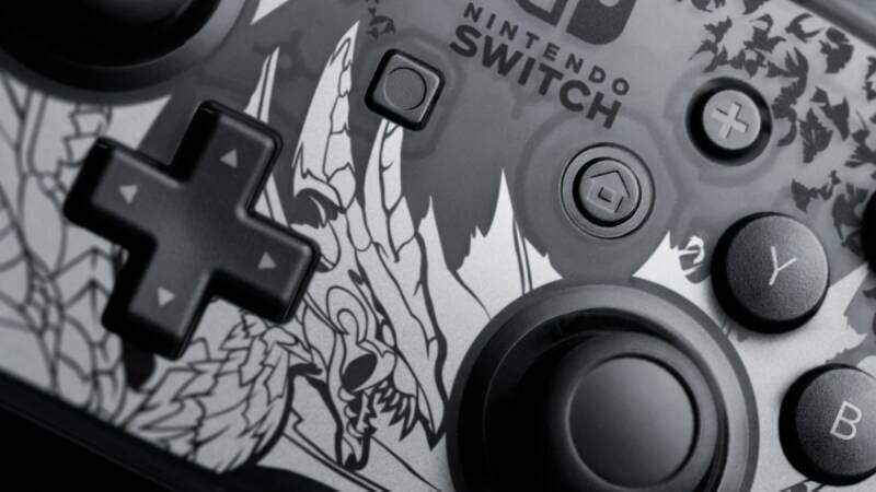 Kontroler bezprzewodowy NINTENDO Pro Controller MH Rise Sunbreak do Nintendo Switch