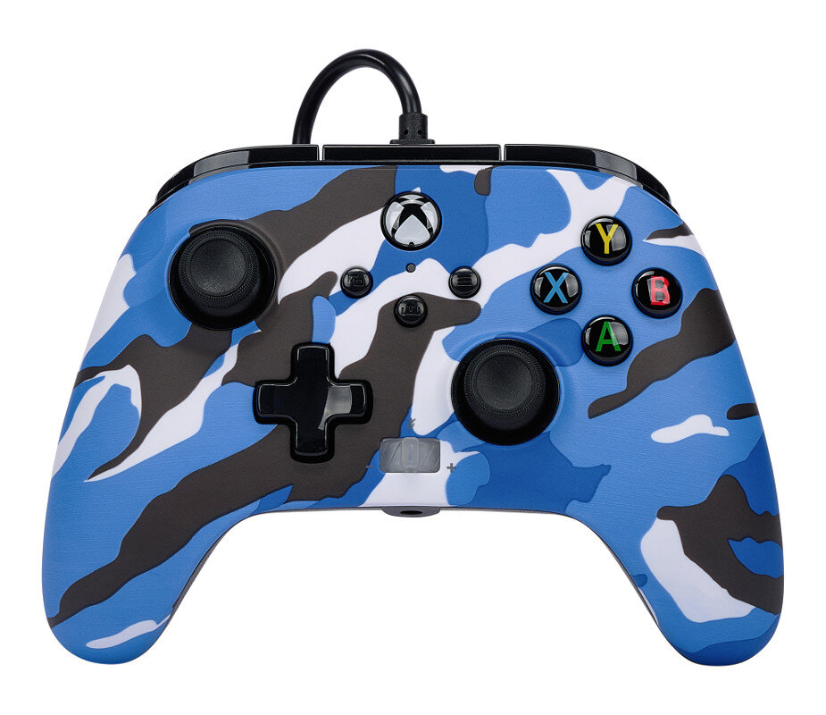 Kontroler POWERA Enhanced Wired Controller Camo Blue do Xbox Series/Xbox One