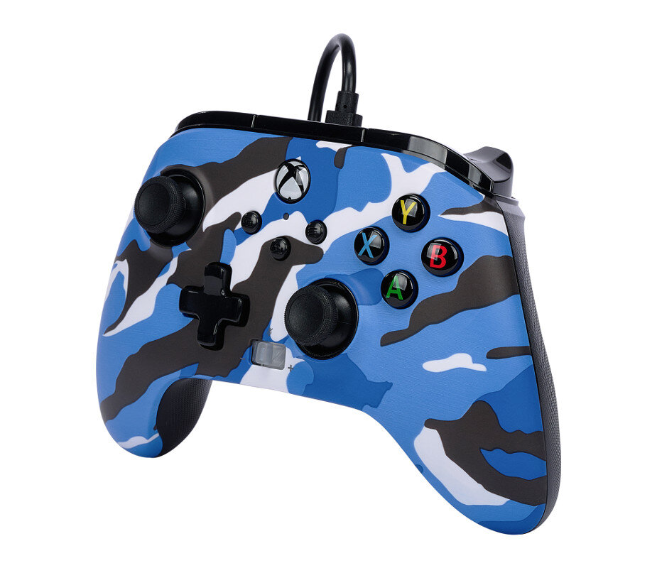 Kontroler POWERA Enhanced Wired Controller Camo Blue do Xbox Series/Xbox One