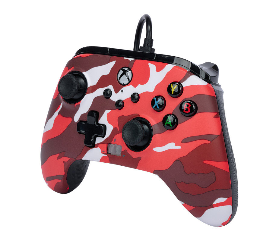 Kontroler POWERA Enhanced Wired Controller Camo Red do Xbox Series/Xbox One