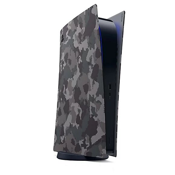 Obudowa SONY PS5 Digital Cover Szary Camo (Grey Camouflage)