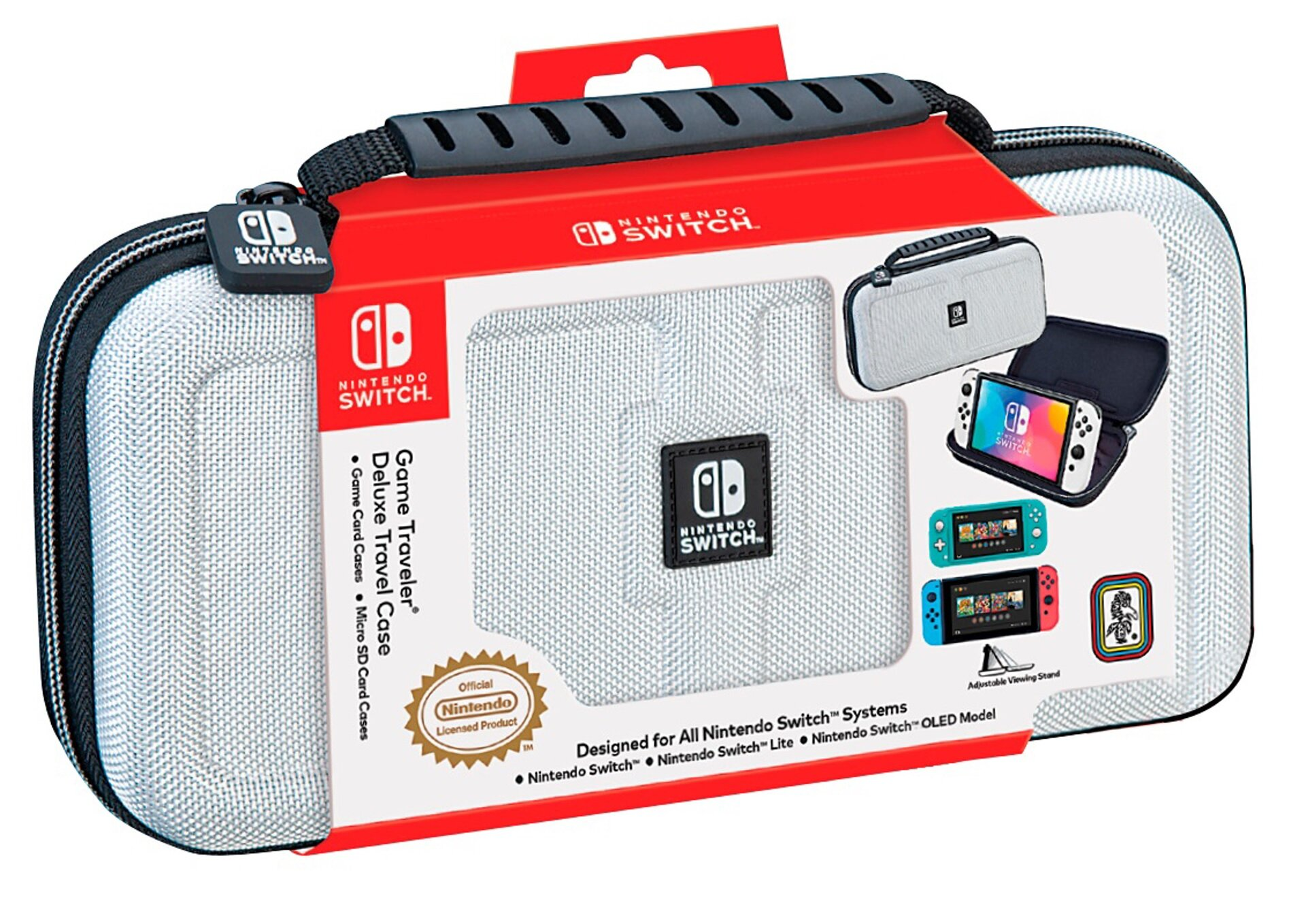 Etui BIG BEN Game Traveler Białe do Nintendo Switch