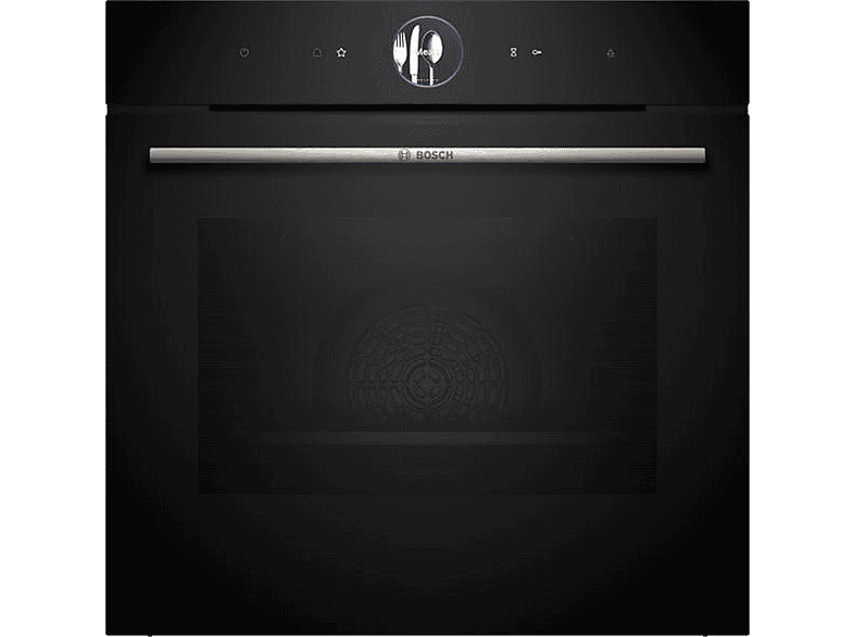 Bosch HSG7361B1 Dampfbackofen mit Sprachsteuerung (71 l, Schwarz, 594 mm breit, A+)