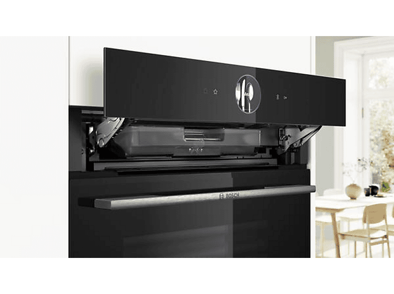 Bosch HSG7361B1 Dampfbackofen mit Sprachsteuerung (71 l, Schwarz, 594 mm breit, A+) — Foto 3 von 5