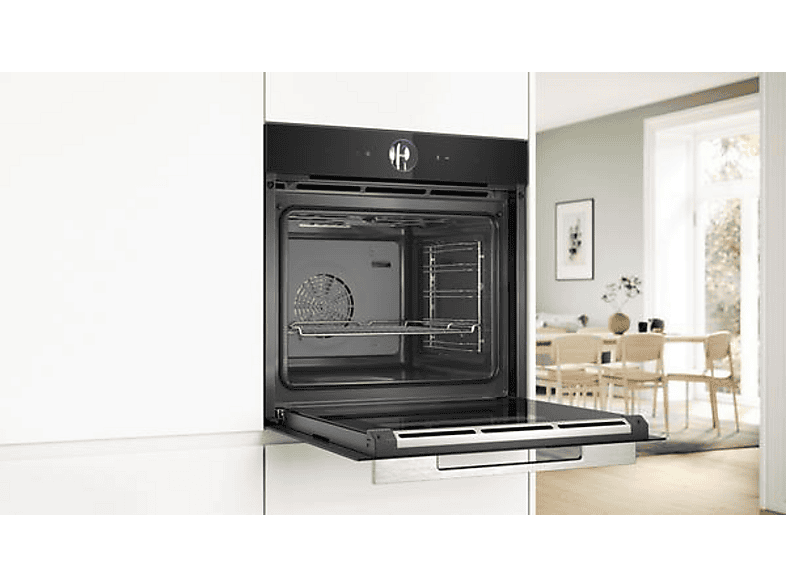 Bosch HSG7361B1 Dampfbackofen mit Sprachsteuerung (71 l, Schwarz, 594 mm breit, A+) — Foto 5 von 5