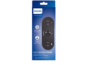 PHILIPS DLP9230NB 3ü 1 Arada Kablosuz Hızlı Şarj Standı Siyah_1